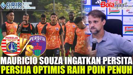 Psywar Pelatih Persija Jakarta ke Persita Tangerang