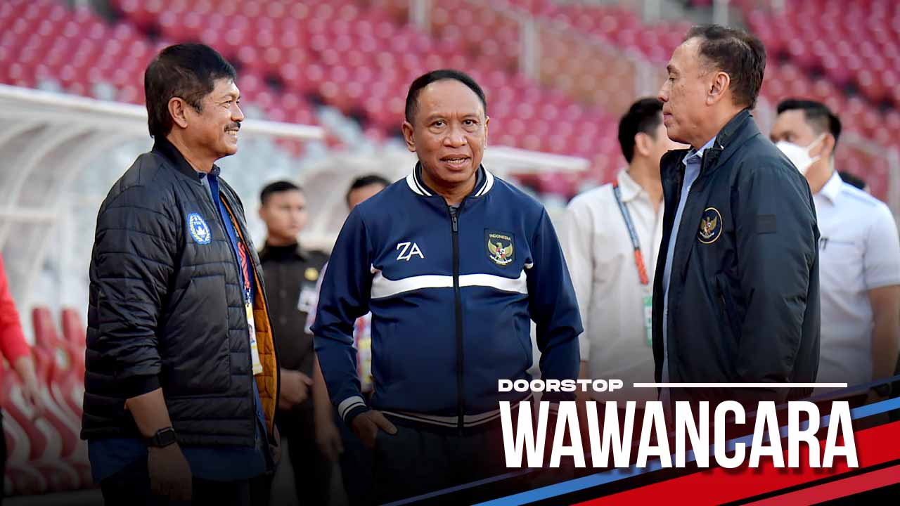 Sambangi Latihan Timnas Indonesia, Menpora Amali Bawa Pesan Khusus dari Presiden Jokowi