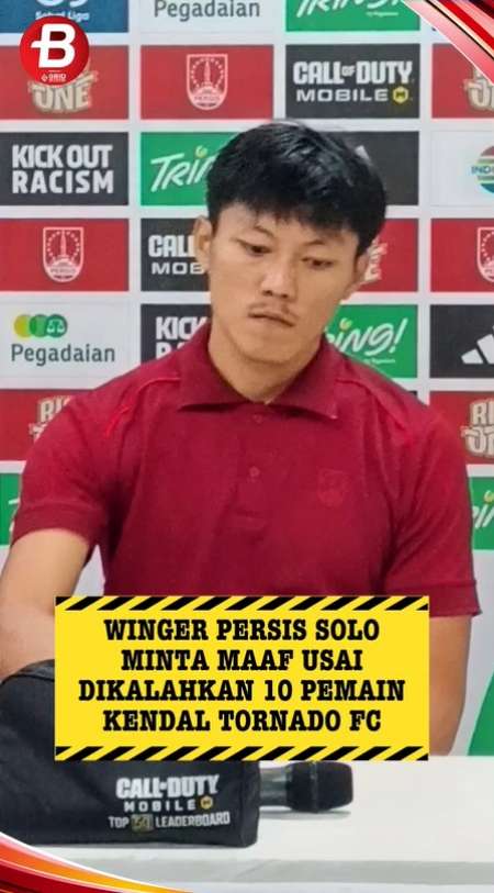 Persis Solo Kalah di Kandang dari Kendal Tornado FC, Pemainnya Minta Maaf