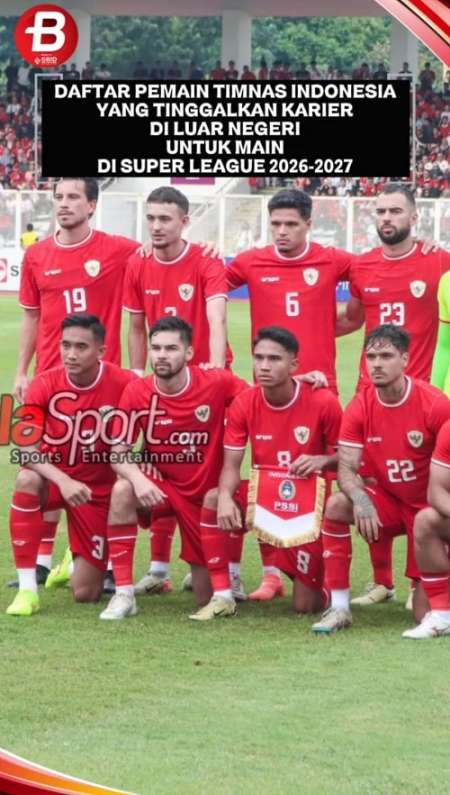 Sejumlah Pemain Timnas Indonesia Meninggalkan Klub Luar Negeri untuk Bermain di Super League