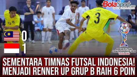 ASEAN Futsal Championship 2026 - Timnas Futsal Indonesia Bungkam Malaysia Berkat Gol Guntur Ariwibo