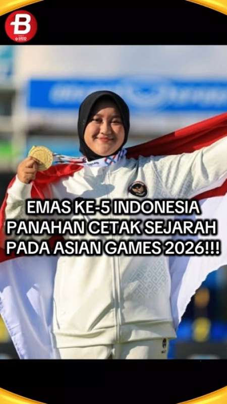 Emas Kelima Asian Games 2026 buat Indonesia dari Nurisa Dian Ashrifah