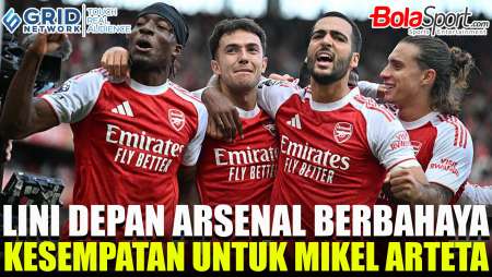 Trisula 3,7 Triliun Rupiah Milik Arsenal Bikin Bergidik, Siap Acak-acak Liga Inggris