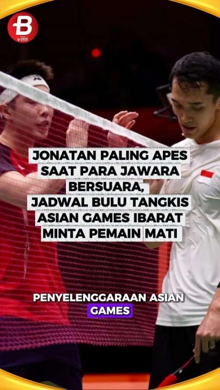 Jadwal Bulu Tangkis di Asian Games 2026 Dianggap Menyiksa Pemain